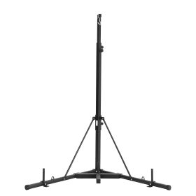 Punching Bag Stand, Steel Heavy Duty Workout Training Equipment, Adjustable Height Boxing Punching Stand with Weighted Base, Holds Up to 140 lbs