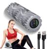 Vibrating Foam Roller, 5-Speed Electric Massage Roller, 16" Rechargeable Muscle Roller with 3 Vibration Modes
