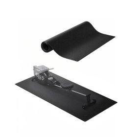 Treadmill Mat for Carpet Floor, 23.62" x 51.18" x 0.16" Exercise Equipment Mat for Elliptical and Walking Pad, High Density PVC Floor Protector