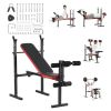 Weight Bench, Multi-Functional Adjustable Weight Bench Press for Full Body Workout, 380lbs Exercise Sit up Bench for Home Gym Strength Training