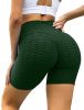 NSQTBA Workout Shorts for Women High Waist Booty Shorts Tummy Control M
