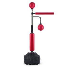 Boxing Speed Trainer, Punching Bag with Stand, Reflex Boxing Bag for Teens & Adults, Height Adjustable Free Standing Strike Bag Set with Gloves