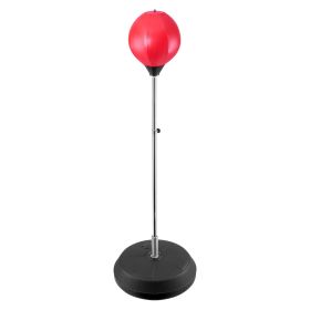 Punching Bag, Reflex Boxing Bag for Kids & Adults, Height Adjustable Free Standing Strike Bag Set with Boxing Gloves & Stand
