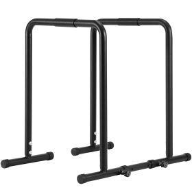 Dip Bar, 440 lbs Capacity, Heave Duty Dip Stand Station with Adjustable Height, Fitness Workout Dip Bar Station Stabilizer Parallette Push Up Stand