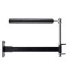 Wall Mount Boxing Spinning Bar, Adjustable Punching Spinning Bar, Boxing Speed Trainer with Gloves, Black Reflex Boxing Bar