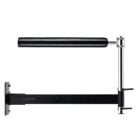 Wall Mount Boxing Spinning Bar, Adjustable Punching Spinning Bar, Boxing Speed Trainer with Gloves, Black Reflex Boxing Bar