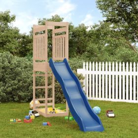 Outdoor Playset Pine Solid Pine Wood Large Durable