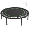 Foldable Mini Trampoline, 40 Inch Fitness Rebounder, Max Load 330 lbs Exercise Trampoline, Stable & Quiet Indoor Small Workout Trampoline