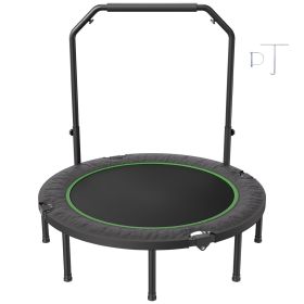 Foldable Mini Trampoline, 52 Inch Fitness Rebounder, Max Load 450lbs Exercise Trampoline