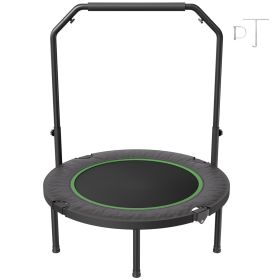 Foldable Mini Trampoline, 40 Inch Fitness Rebounder, Max Load 330lbs Exercise Trampoline