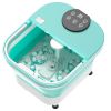 Collapsible Foot Spa Bath Massager, 95 - 118 Fahrenheit Heated Pedicure Foot Bath Tub with Adjustable Water Shower, 30 Massage Rollers