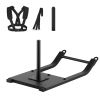Weight Sled, Steel Power Sled, Fitness Strength Training Sleds for Athletic Exercise Speed Improvement, Workout Fitness Equipment with Harness