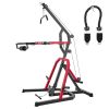 Home Gym Equipment, Leverage Gym with 2:1 Ratio LAT Low Row System, Strength Training Machine for Squats Deadlifts Bench Press Bicep Curls