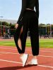 High Slit Boho Harem Yoga Pants for Women – Flowy, Trendy & Comfortable