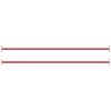 Turning Bar Set of 2 Red Powder-coated steel Standard Durable