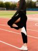 High Slit Boho Harem Yoga Pants for Women – Flowy, Trendy & Comfortable