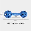 2 Pairs- Dance/Gymnastics/Games Kids Toy Plastic Hollowed-out Dumbbell with Bell