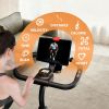 Exercise Bike Indoor Stationary Bike Cycling Bicycle for Home Gym 300 lbs Weight Capacity Adjustable Seat/Handlebar for Cardio Workout Office, Red