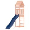 Outdoor Playset Natural wood, Blue Solid douglas wood, Polypropylene