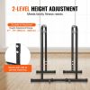 Dip Bar, 440 lbs Capacity, Heave Duty Dip Stand Station with Adjustable Height, Fitness Workout Dip Bar Station Stabilizer Parallette Push Up Stand