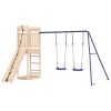 Outdoor Playset Natural Pine, Blue
