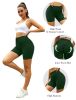 NSQTBA Workout Shorts for Women High Waist Booty Shorts Tummy Control M