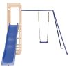 Outdoor Playset Natural Wood Solid Pine Wood Large Seats Many