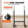 Dip Bar, 500 lbs Capacity, Heave Duty Dip Stand Station with Adjustable Height, Fitness Workout Dip Bar Station Stabilizer Parallette Push Up Stand
