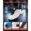 Cross Training Shoes, W Width Sneakers US Size 13, Wide Toe Box Shoes with Arch Support & Adjustable Lace-up, Training Shoes for Running, Gymnastics