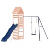 Outdoor Playset Natural Wood Solid Douglas Fir wood Large Durable