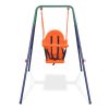 Toddler Swing Blue, Green, Orange Steel, Plastic Standard Durable