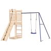 Outdoor Playset Natural wood, Blue Solid pine wood Large Durable