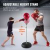 Punching Bag, Reflex Boxing Bag for Kids & Adults, Height Adjustable Free Standing Strike Bag Set with Boxing Gloves & Stand