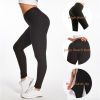 Women TIK Tok Leggings Bubble Textured Butt Lifting Yoga Pants Black large