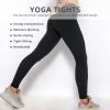 Women TIK Tok Leggings Bubble Textured Butt Lifting Yoga Pants Black 3X-large