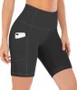 NSQTBA Workout Shorts for Women Tummy Control Yoga Shorts High Waist XL