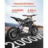 2000W Electric Brushless DC Motor Kit - 48V 4300rpm Motor with Upgraded Speed Controller and Throttle Grip Kit for Go Karts E-Bike Motorcycle Scooter