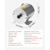2000W Electric Brushless DC Motor Kit - 48V 4300rpm Motor with Upgraded Speed Controller and Throttle Grip Kit for Go Karts E-Bike Motorcycle Scooter