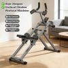 3-in-1 Spine Twist Stretcher & Stair Stepper & Waist Trainer, Adjustable Back Stretcher Machine for Lower Back Exercise