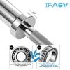 Barbell Bar for 2" Olympic Plates, Home Gym Weightlifting Bar Solid Chrome Weight Bar Fitness Training Curl Barbell 7.2Ft