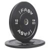 Olympic Weight Plates, Rubber Bumper Plates, 2 Inch Steel Insert 10lb Bundle Options Available for Home Gym Strength Training, Weightlifting