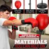 Punching Bag with Stand Height Adjustable Reflex Boxing Bag with Stand & Gloves Spring Mounted for Fast Rebound Sturdy Fillable Base for Stability Box