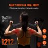 LAT Pulldown Attachment, Cable Machine Rowing V-bar Attachment, Tricep Pull Down Bar, Back Strength Training Rubber Coated Handle Grip
