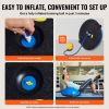 Half Exercise Ball Trainer, 23 inch Balance Ball Trainer, 660lbs Capacity Stability Ball, Yoga Ball with Resistance Bands & Foot Pump