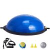 Half Exercise Ball Trainer, 26 inch Balance Ball Trainer, 1500lbs Capacity Stability Ball, Yoga Ball with Resistance Bands & Foot Pump